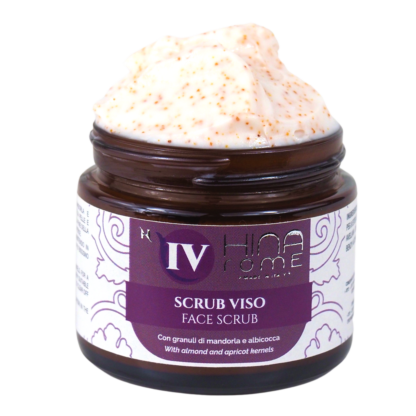 Scrub Esfoliante Viso con Mandorla e Albicocca | Prodotto a Roma | 60 ml