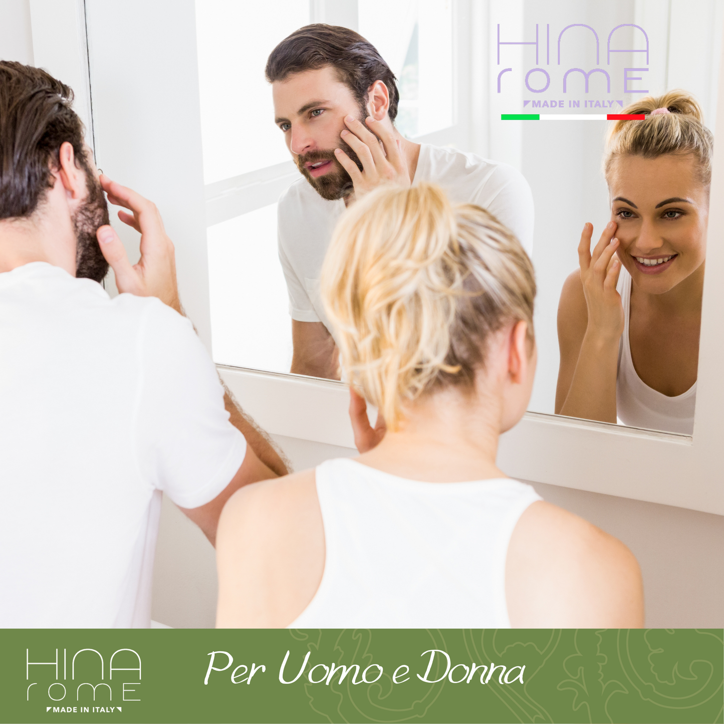 Crema Viso Idratante Antirughe con Sali di Acido Ialuronico | Prodotto a Roma | 60 ml