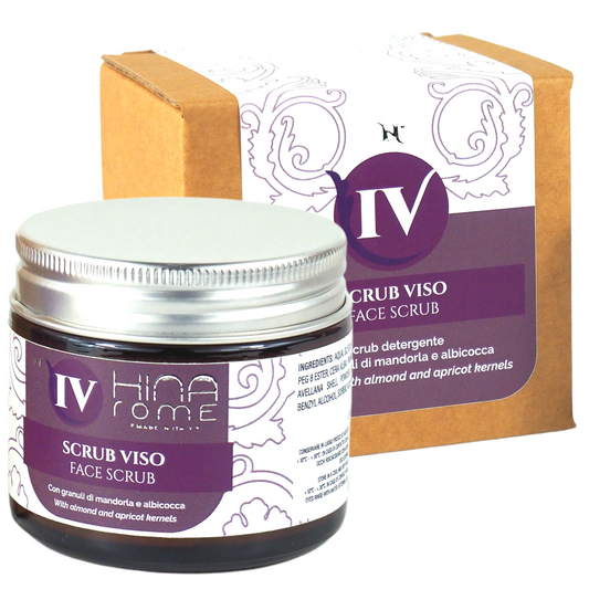 Scrub Esfoliante Viso con Mandorla e Albicocca | Prodotto a Roma | 60 ml