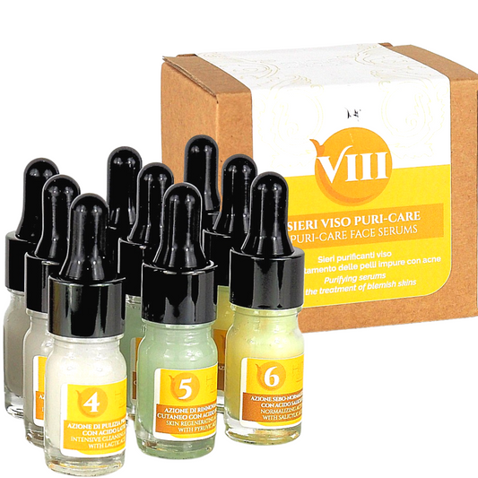 3x Siero Bava di Lumaca | 3x Siero Pelle Grassa | 3x Siero Antirughe con Acido Piruvico | Prodotto a Roma | 45 ml
