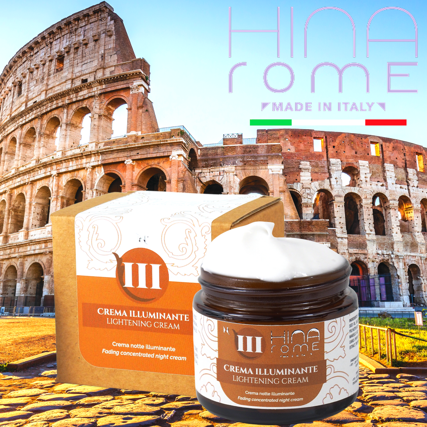 Crema Viso Notte Antimacchia con Uva Ursina | Prodotto a Roma | 60 ml