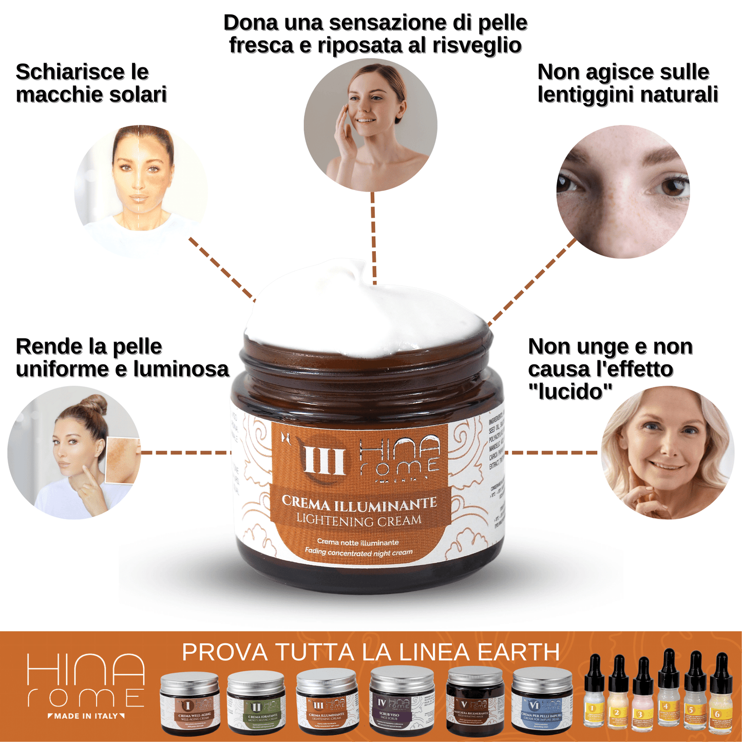 Crema Viso Notte Antimacchia con Uva Ursina | Prodotto a Roma | 60 ml